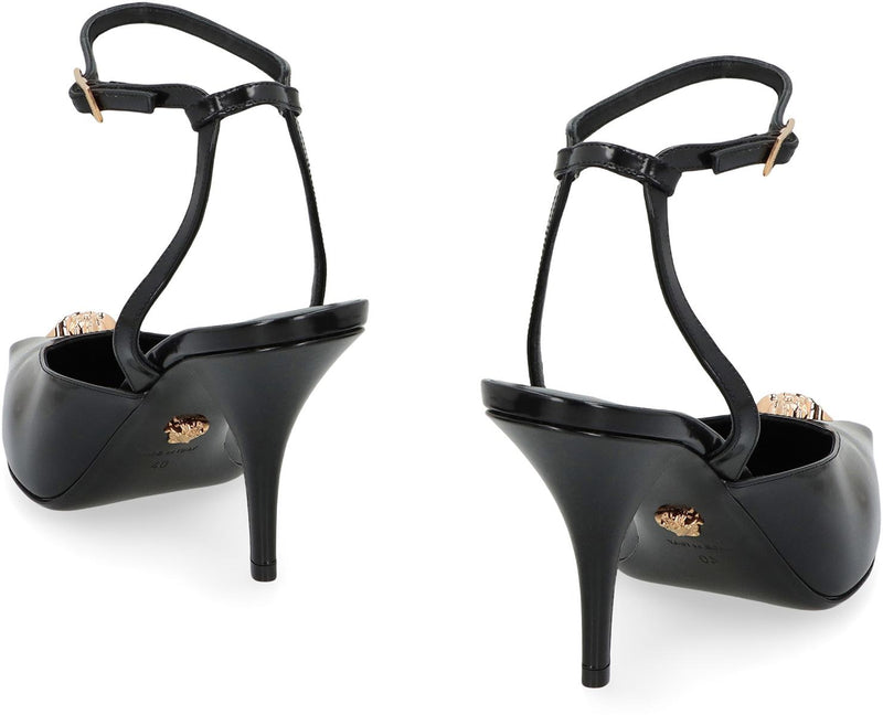 Versace Leather Slingback Pumps