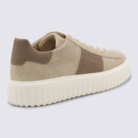Hogan Beige Leather Sneakers