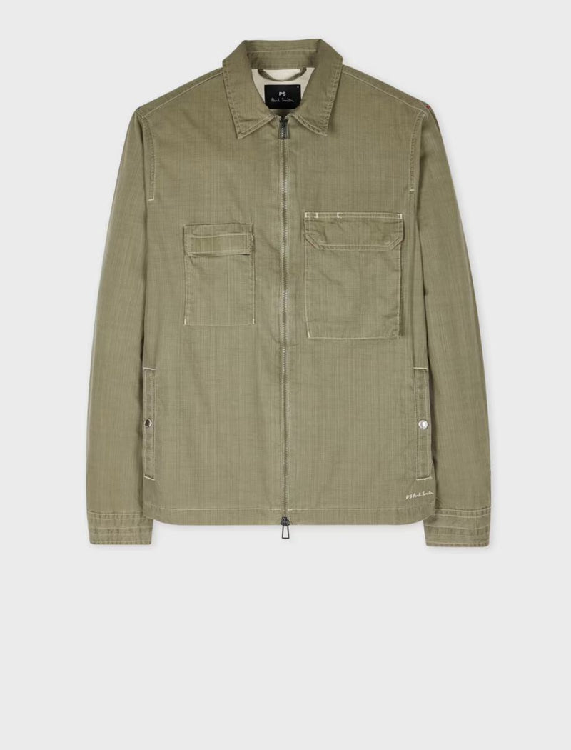 Paul Smith Mens Zipped  Front Overshirt