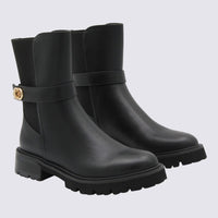 Twinset Black Leather Boots