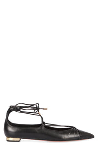 Aquazzura Gabi Pointy-Toe Ballet Flats