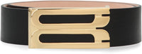 Victoria Beckham Jumbo Frame Belt In Leather