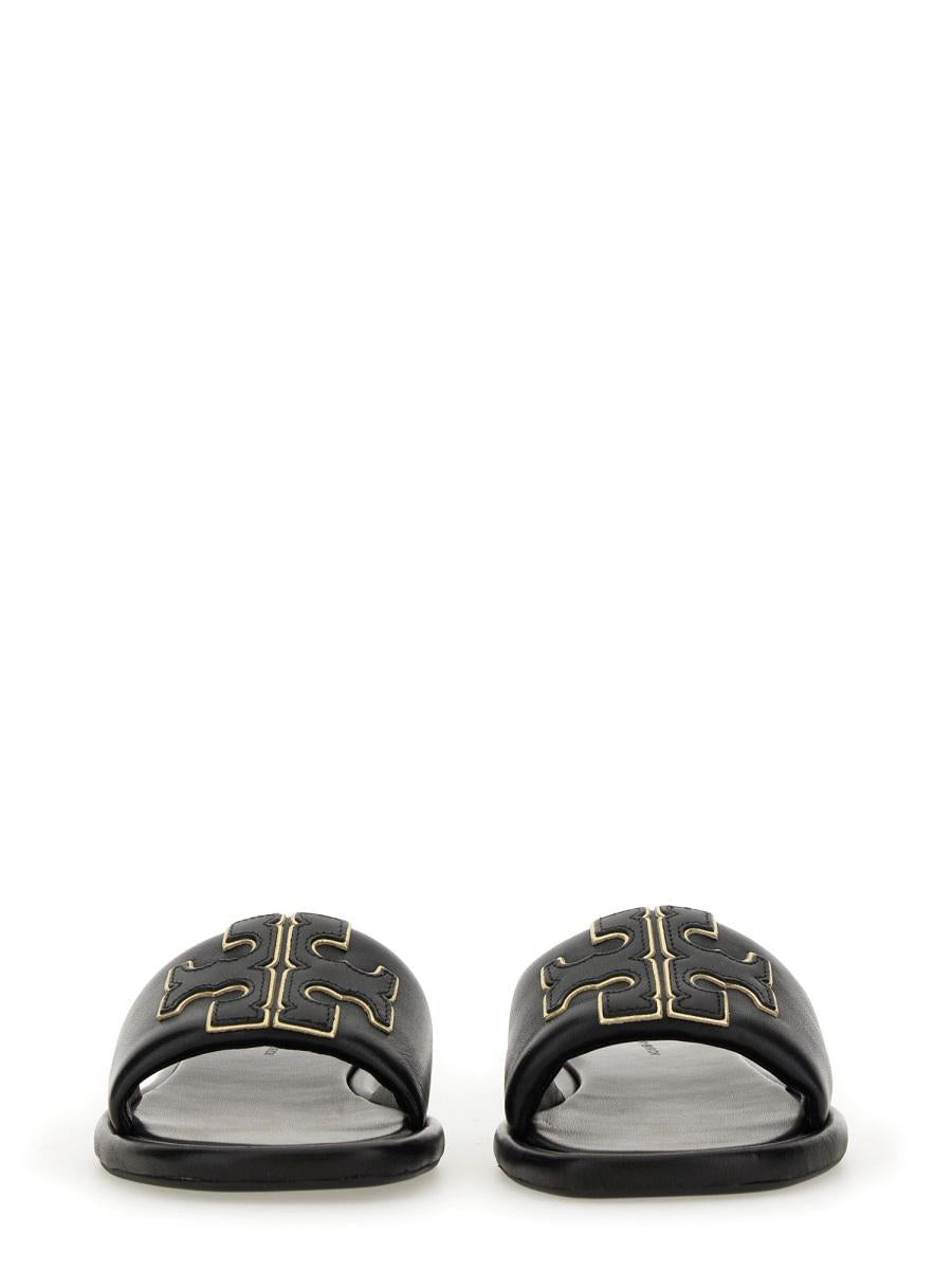 Tory Burch Sandal Slider "Bouble T"