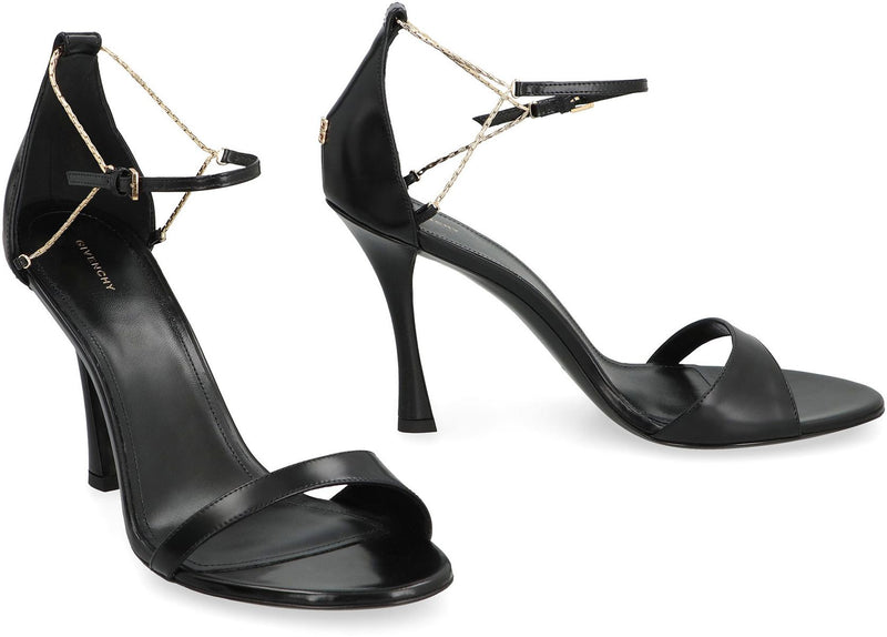 Givenchy 4G Liquid Leather Sandals