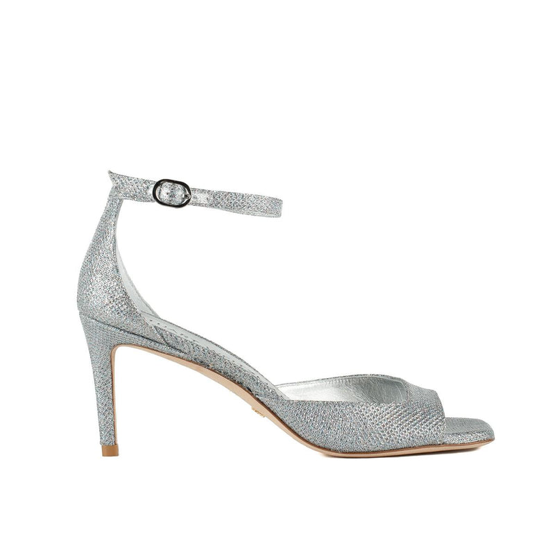 Stuart Weitzman Nudisty 75 Sandal Silver