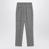 Dolce & Gabbana Wool-Blend Dotted Trousers