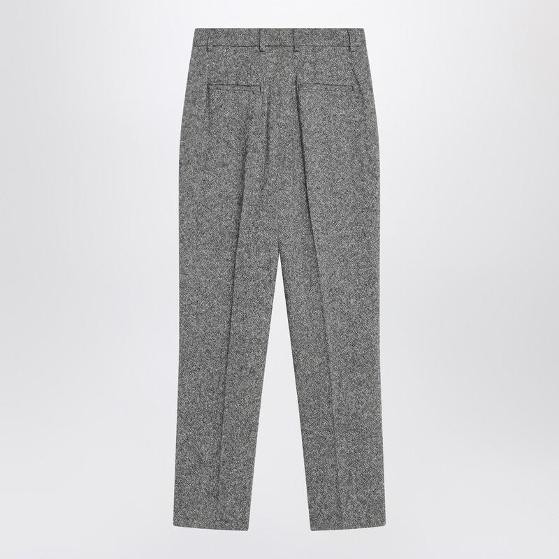 Dolce & Gabbana Wool-Blend Dotted Trousers
