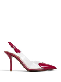 Alaïa Le Cœur Slingbacks In Patent Calfskin Shoes