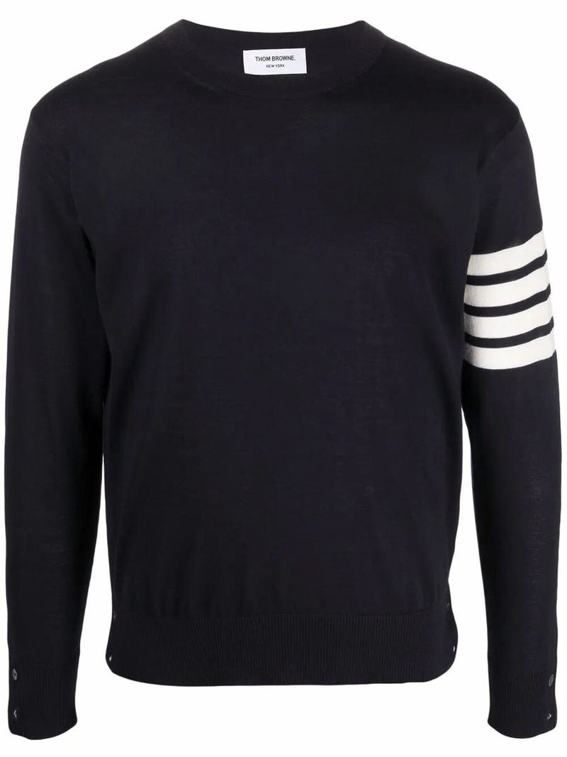 Thom Browne Wool 4-Bar Pullover Clothing
