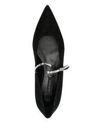 Casadei "Mini Blade" Melody Suede Starway Ballet Shoes T.020
