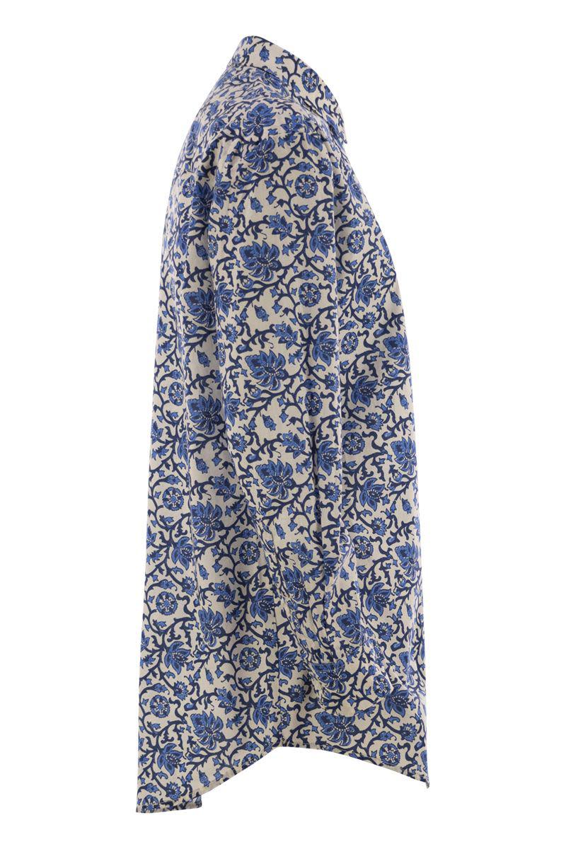 MC2 Saint Barth Brigitte - Shirt With Flower Pattern