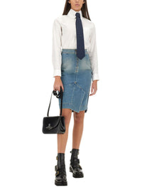 Vivienne Westwood Denim Midi Skirt