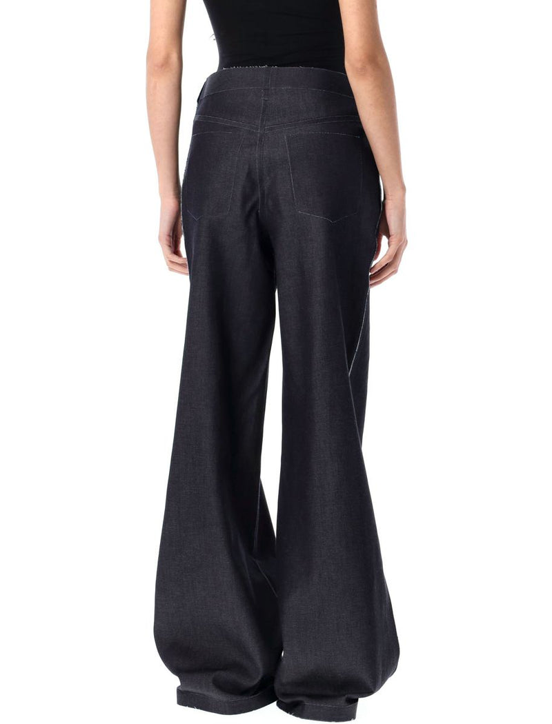 Marni Stretch Denim Trompe L'Oeil Trousers