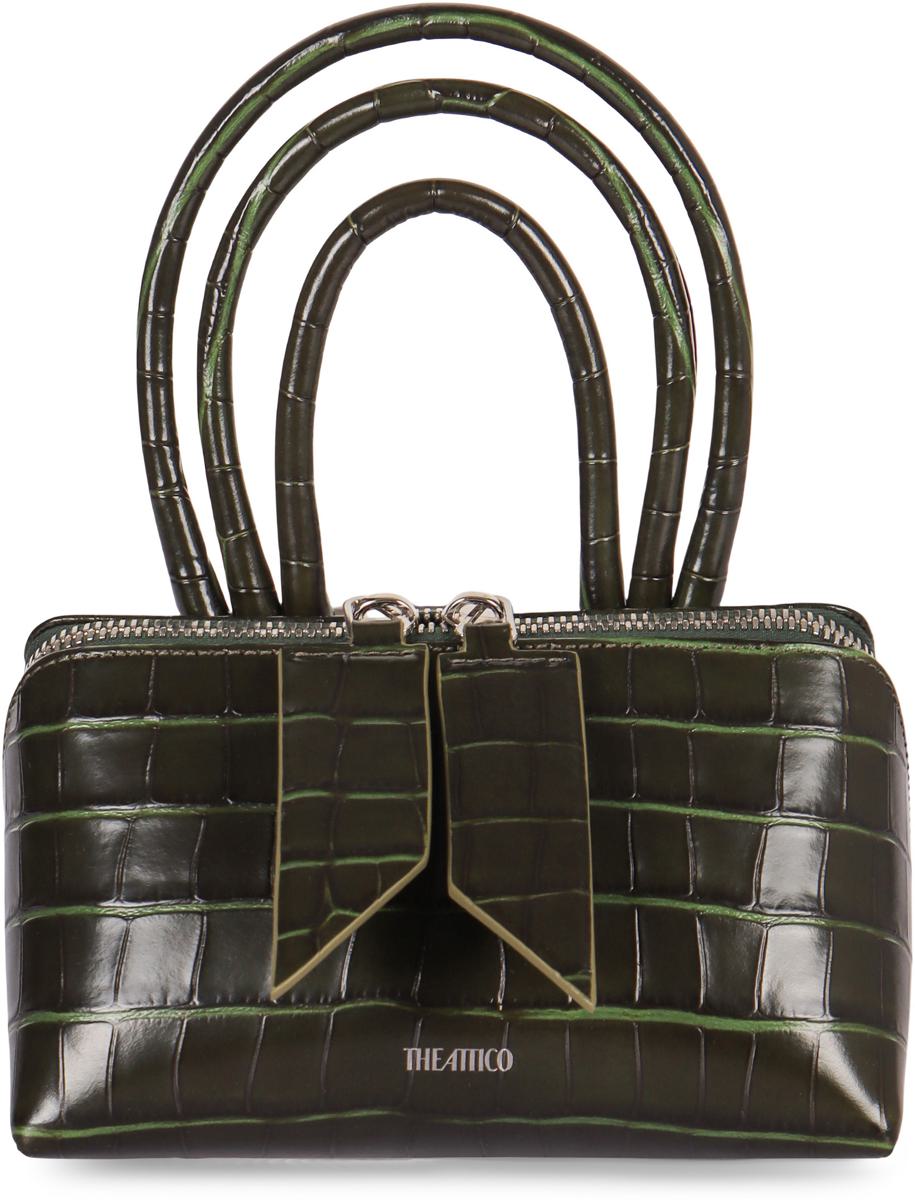 The Attico Mini Bag Friday In Printed Leather