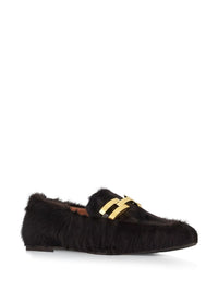 Aquazzura Furry Brandi Mocassin Shoes