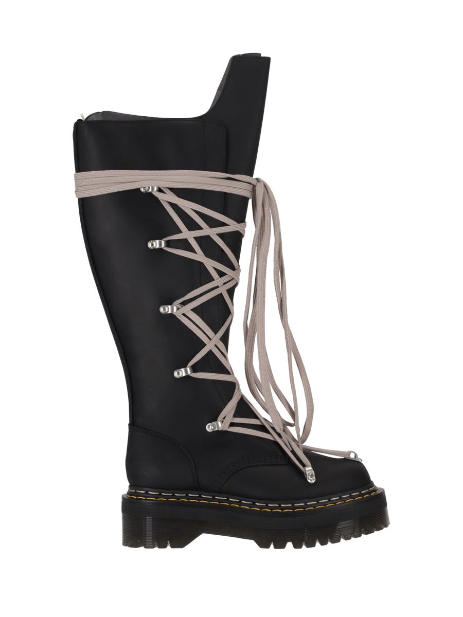 Rick Owens 1B60 Quad Sole Pentalace Boot