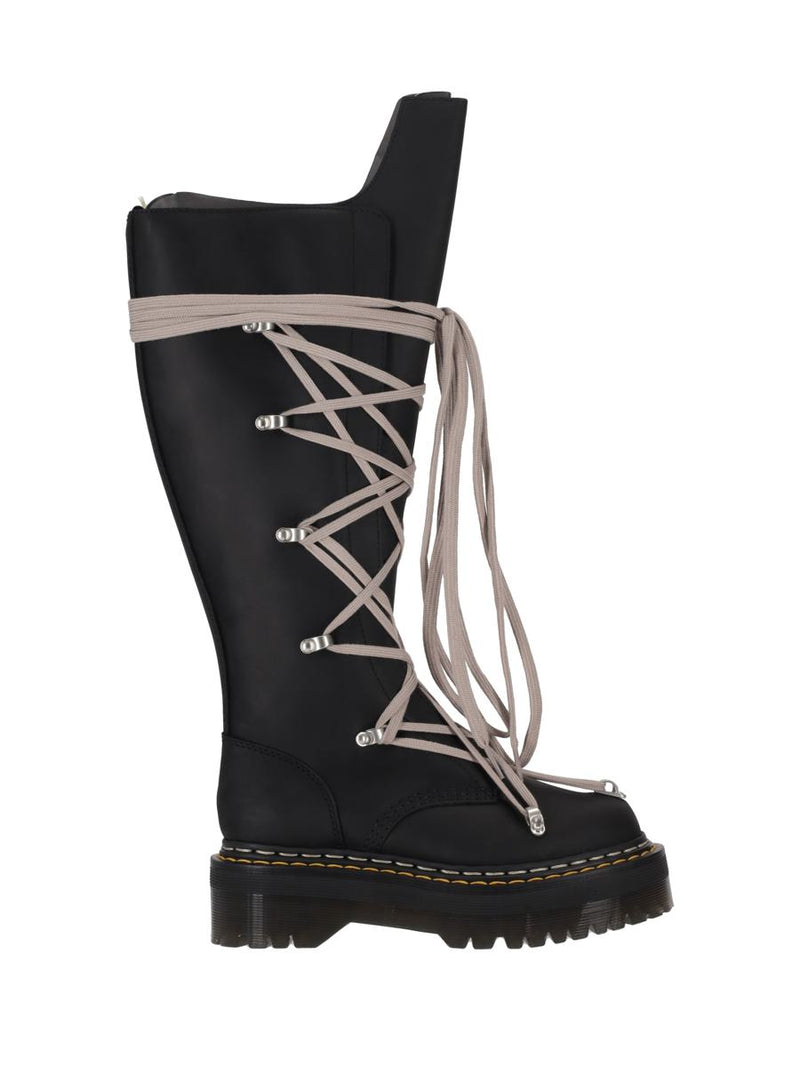 Rick Owens 1B60 Quad Sole Pentalace Boot