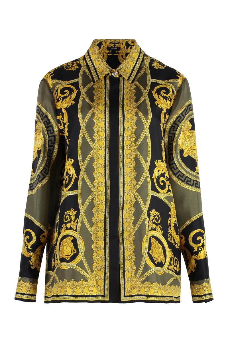 Versace Printed Silk Shirt