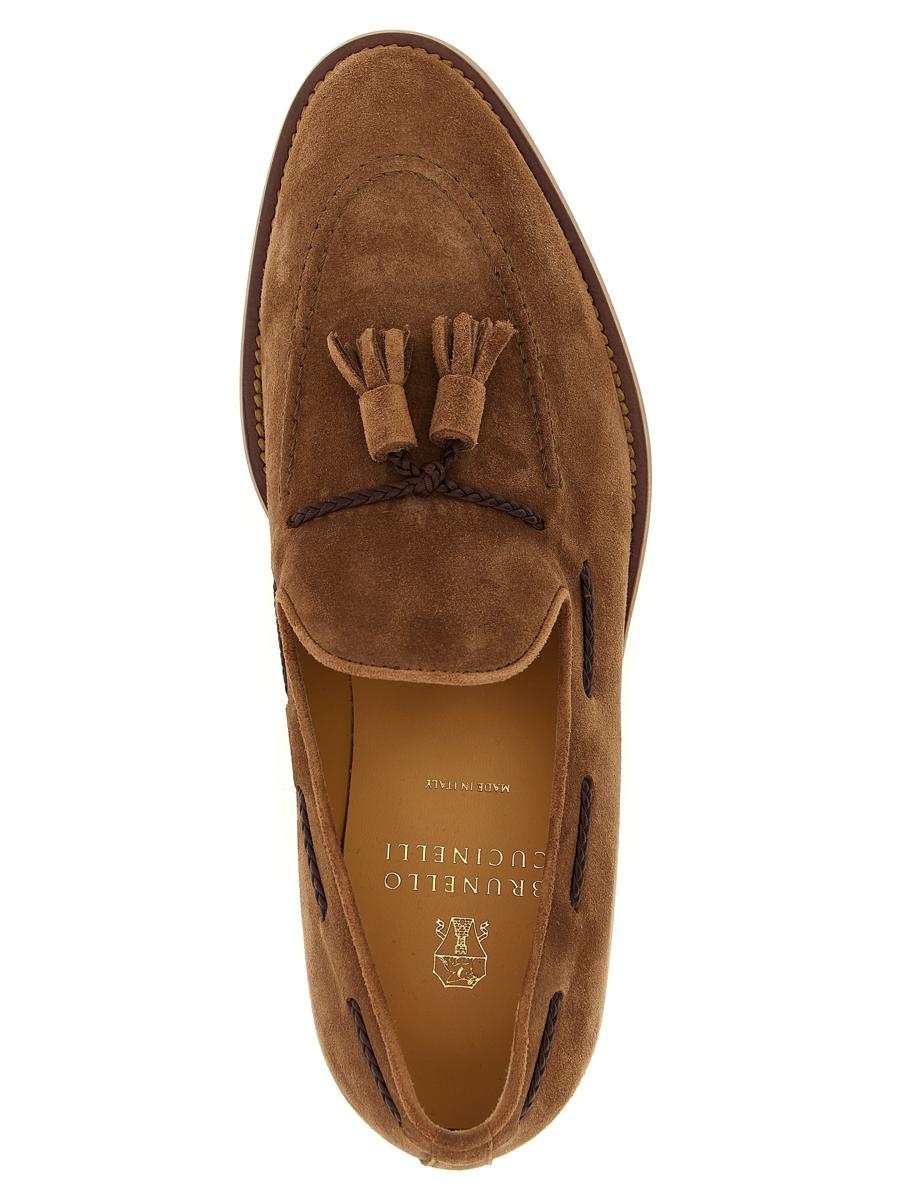 Brunello Cucinelli Suede Loafers