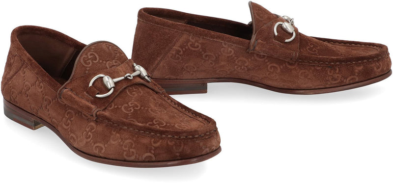 Gucci Horsebit 1953 Suede Loafers