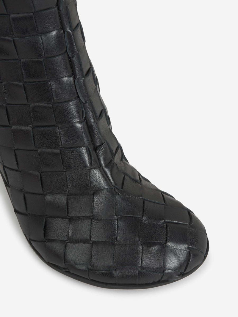 Bottega Veneta Intrecciato Leather Boots