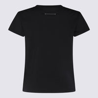 MM6 Maison Margiela Black Cotton T-Shirt
