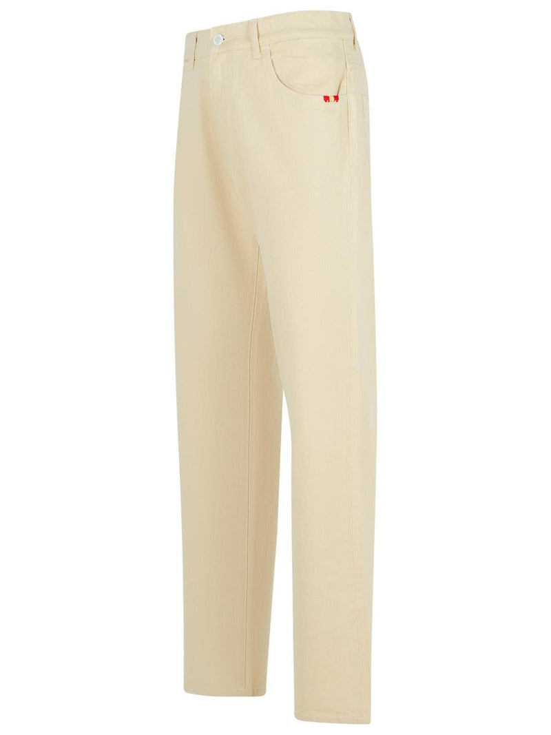 Amish 'James' Light Beige Cotton Jeans
