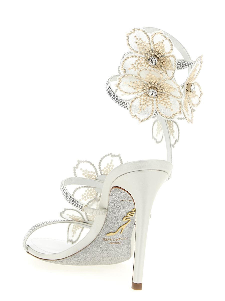 René Caovilla 'Peach Flower' Sandals