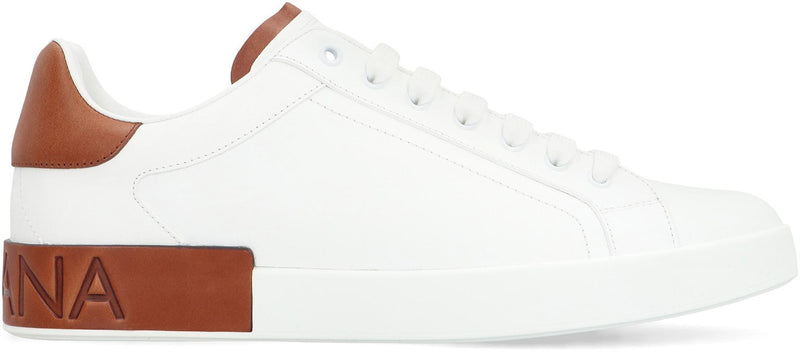 Dolce & Gabbana Portofino Leather Sneakers