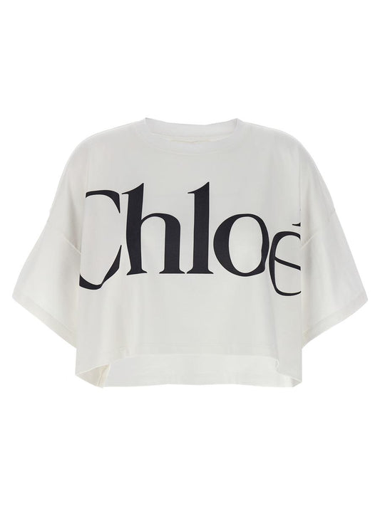 Chloé Logo Crop T-Shirt