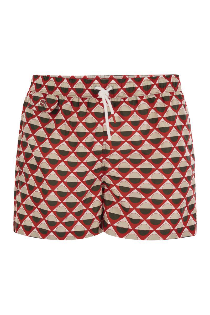 Kiton Patterned Beach Boxers