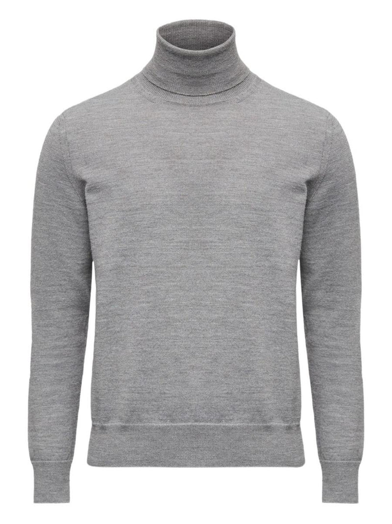 MM6 Maison Margiela Grey Turtleneck Sweater