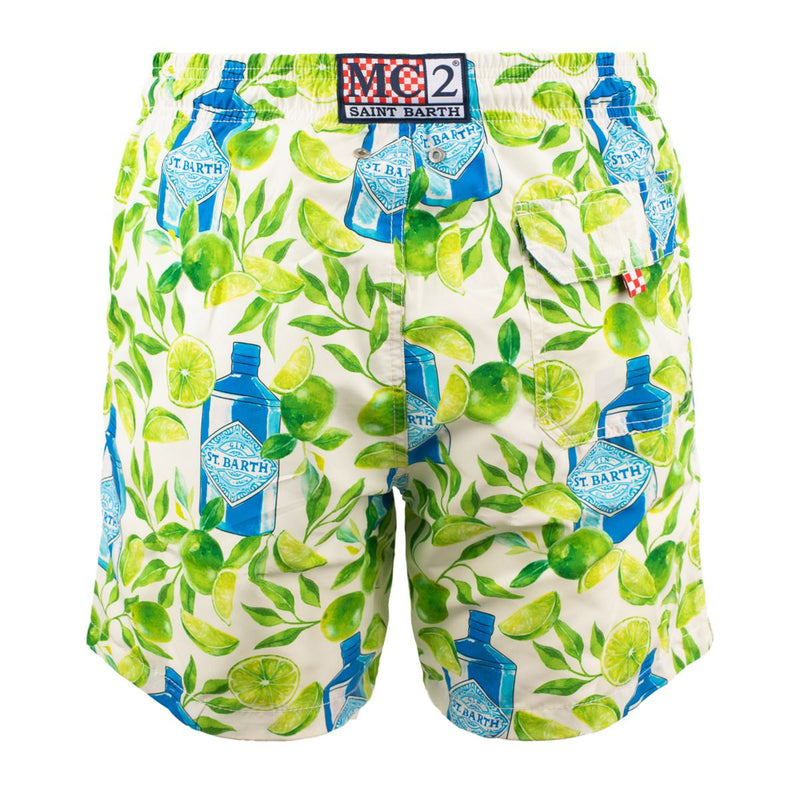 MC2 Saint Barth Gustavia Swimsuit With Gin And Lime Print