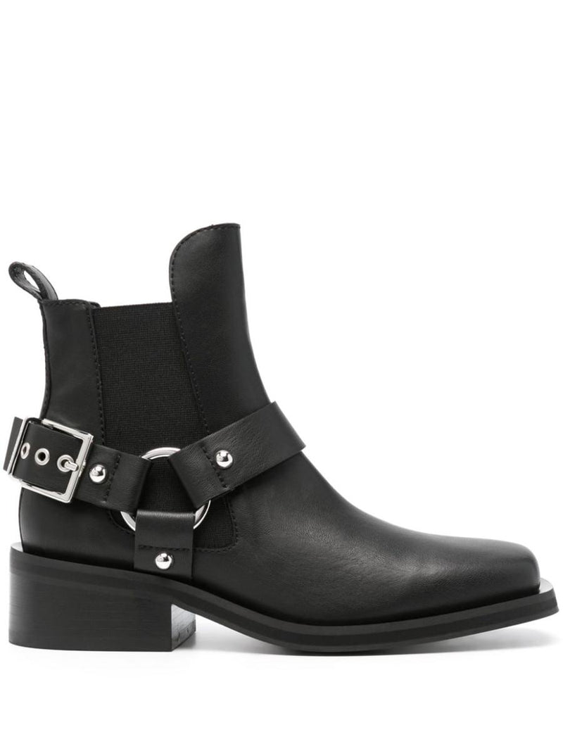 Ganni Biker Low Cut Chelsea Boot Shoes