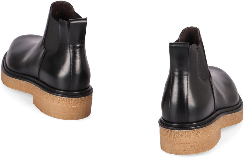 Bottega Veneta Haddock Leather Chelsea Boots