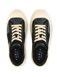 Hogan H-Stripes Nappa Leather And Suede Sneakers Shoes