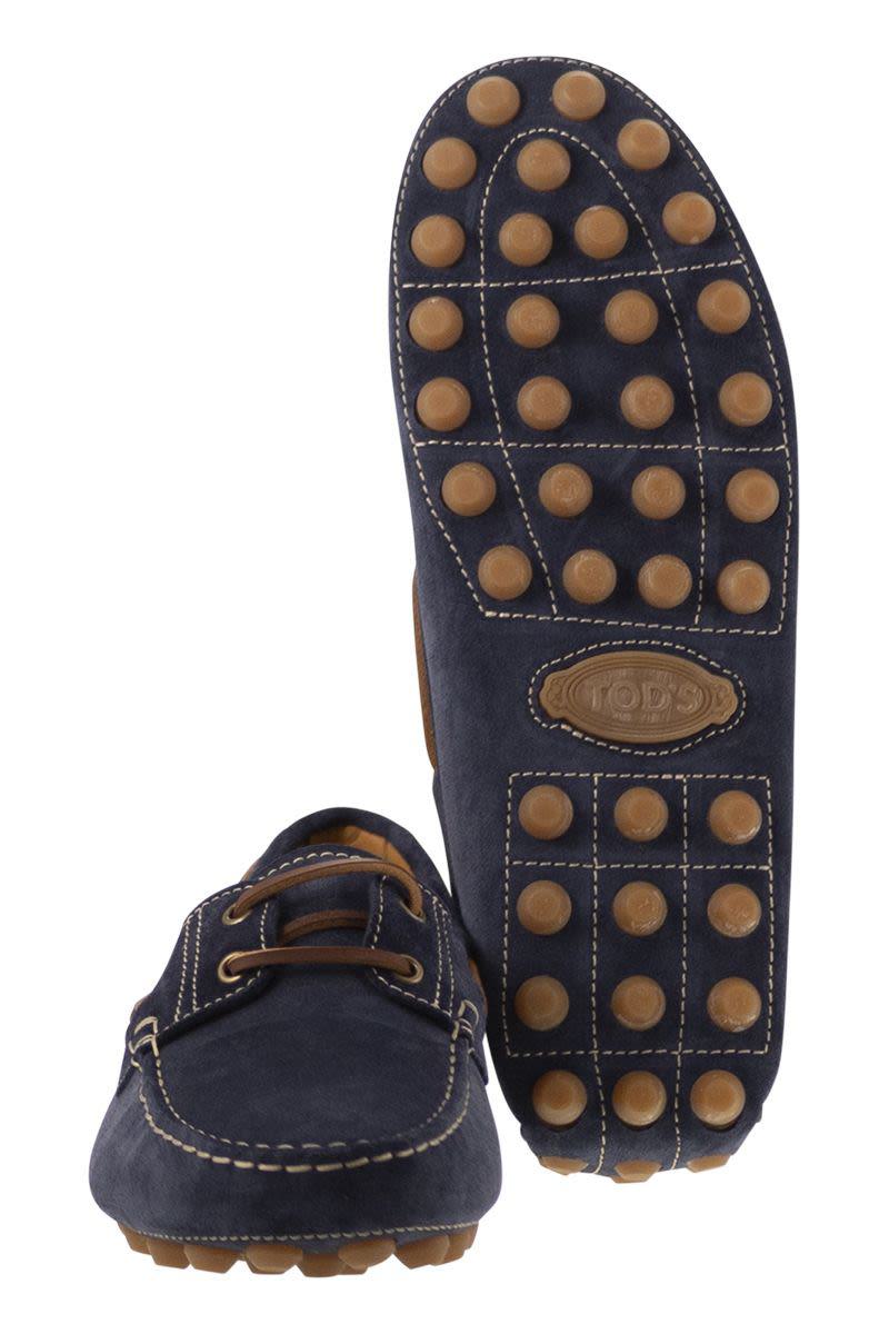 Tod'S Rubber Bubble Suede Boat
