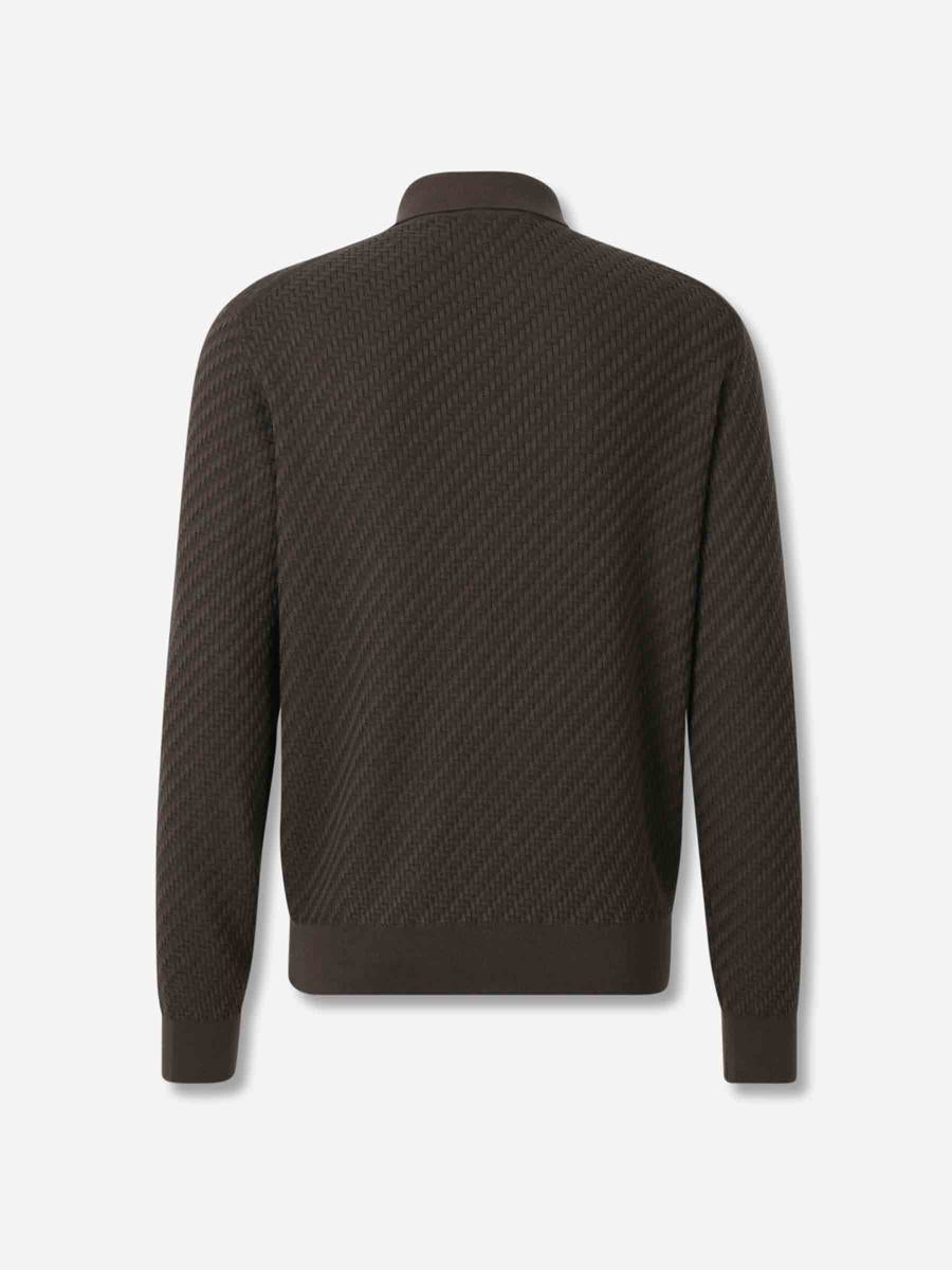 Brioni Long Sleeve Polo