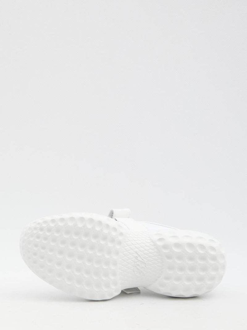 Sneakers With Crystal-Embellished Buckle