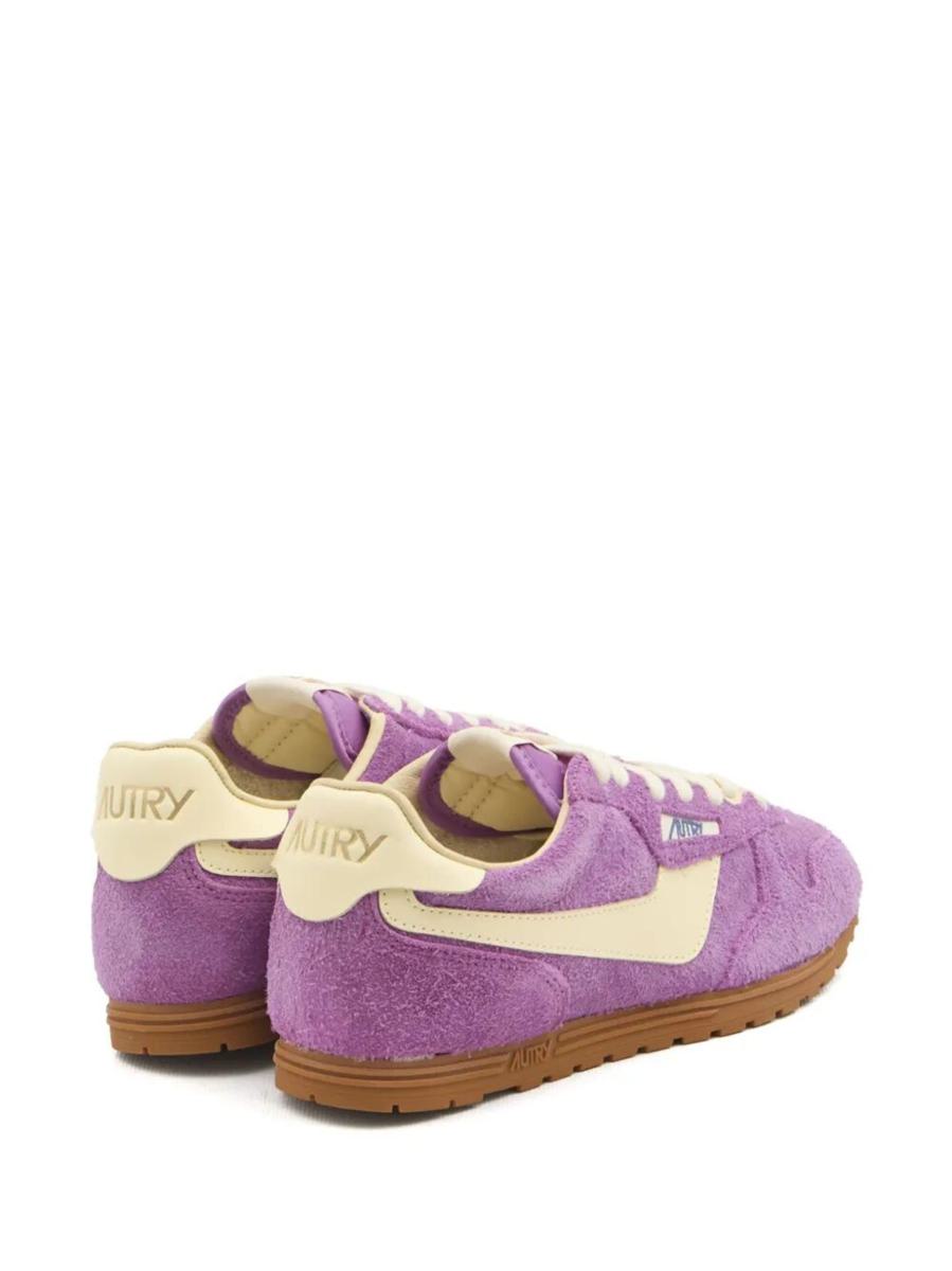 Autry "Windspin Low" Woman Suede Leather Sneakers Shoes