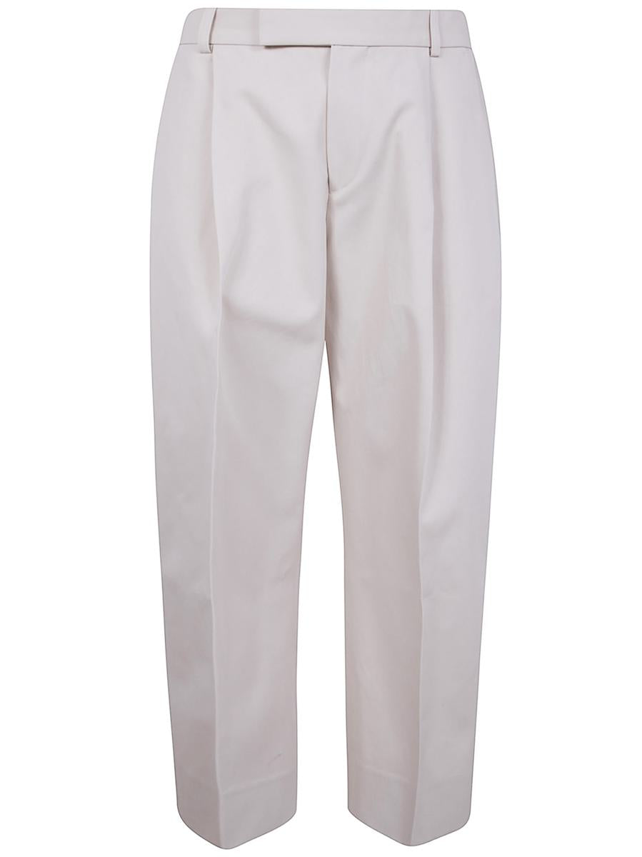 Studio Nicholson "Pull" Curved Leg Trousers Clothing