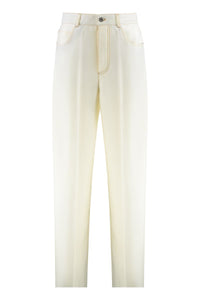 Bottega Veneta Wool Wide-Leg Trousers