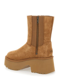 Brown 'Twin Seam New Heights' Boots In Suede Woman
