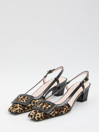 Belle Vivier Pony Slingback Pumps