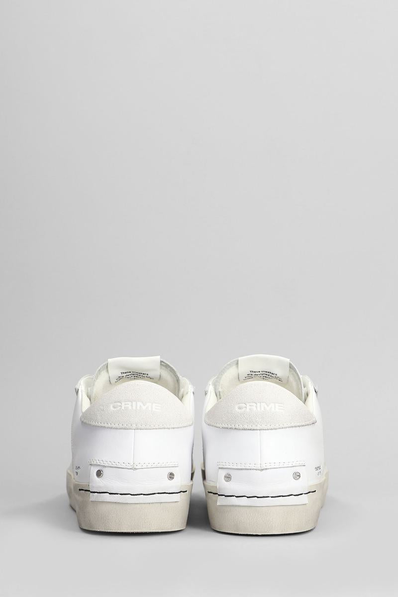 Crime London Distressed Sneakers