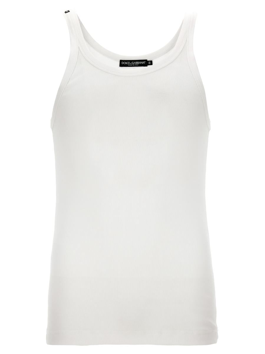 Dolce & Gabbana Ribbed Tank Top