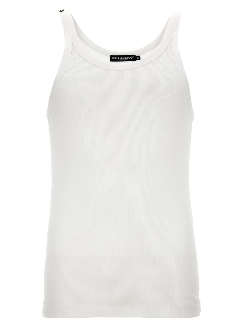 Dolce & Gabbana Ribbed Tank Top