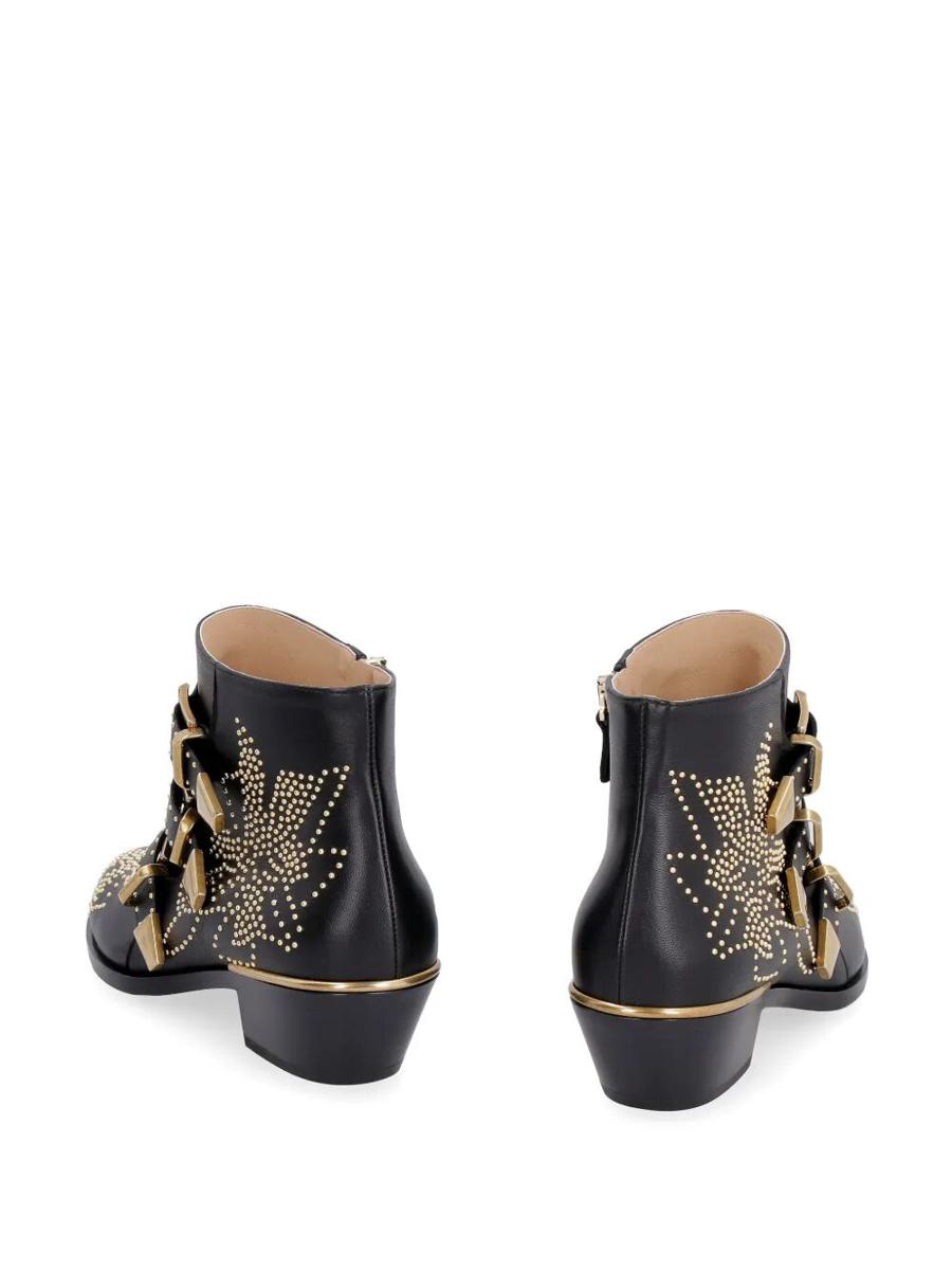 Chloé Susanna Nappa Leather Ankle Boot Shoes