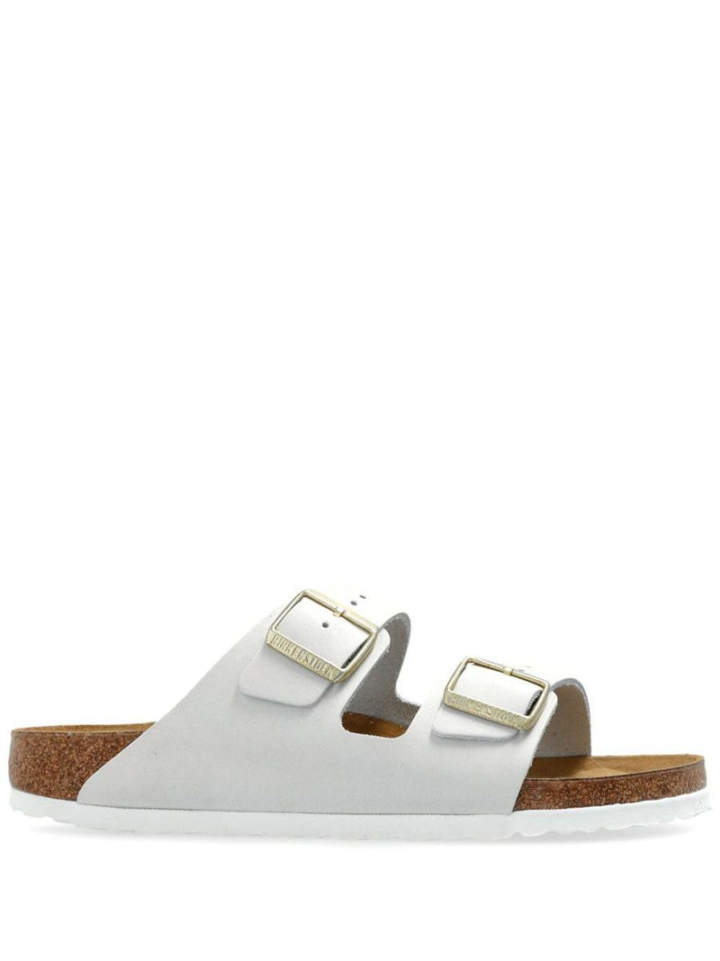 Birkenstock 'Arizona' Double-Strap Sandals In Off-White By Birkenstock