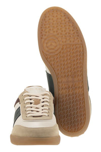 Tod'S Suede Leather Tabs Sneakers